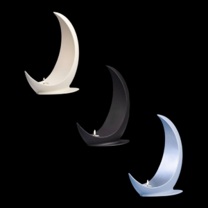 Naturstoffurne "Moon" mit Gedenklicht
